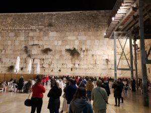 Western Wall of Temple Mount in Jerusalem, women's side